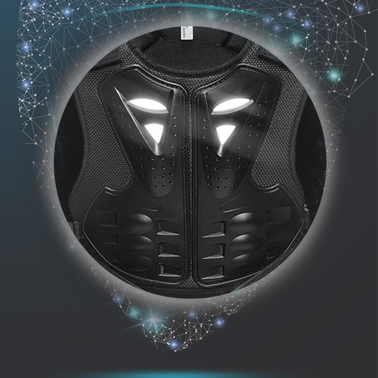 Motorcycle Gear Youth - ユースダートバイクギアボディベスト、肘と膝ガード付き、男の子と女の子のためのオートバイライディングギア、スキー、スケート、スケートボード用