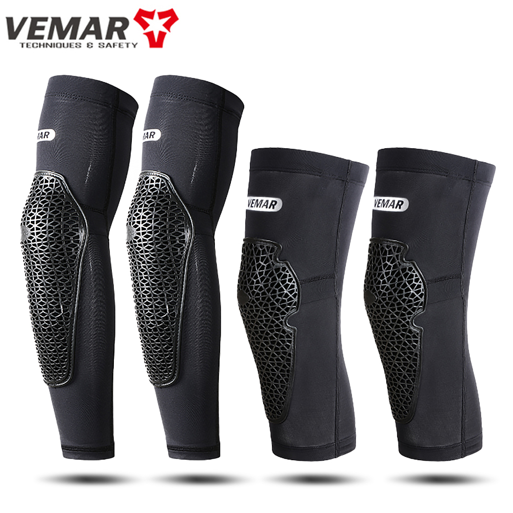 Motorcycle Gear For Summer - 夏通気性オートバイニーパッド男性速乾性モトクロス肘パッド落下防止 BMX DH ATV MTB バイク保護ギア
