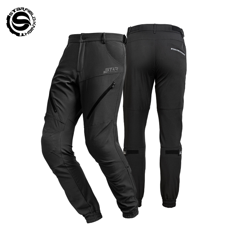 Motorcycle Gear For Summer - SFK メンズライディングパンツ夏通気性ブラックオートバイパンツ新しい防滴生地 CE 保護ギアアクセサリー付き