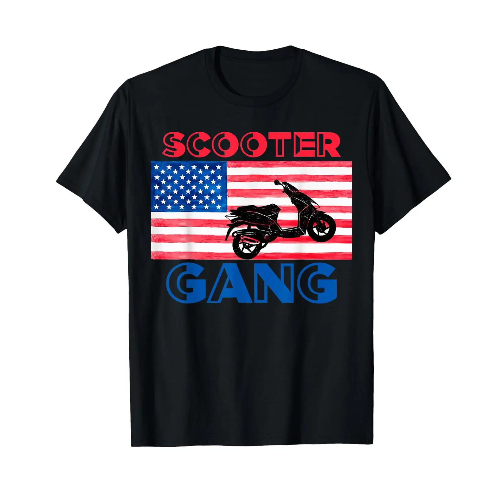 Motorcycle Gear Wash - スクーターギャングモペットTシャツアメリカ国旗オートバイギアヴィンテージウォッシュド快適なオムソフトユニセックスファッション多用途