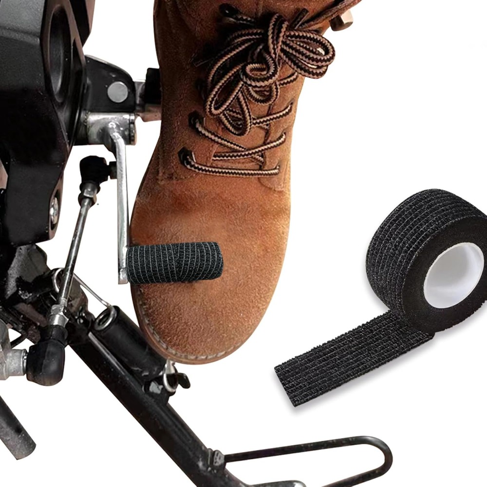 Motorcycle Gear Boots - オートバイシフターシューズプロテクター調節可能な弾性ストラップラバーブーツカバー滑り止めギアシフトガードバイクアクセサリー