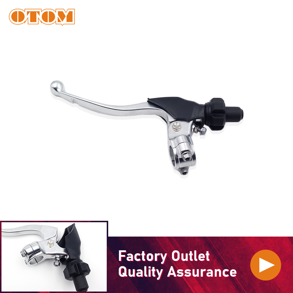 Motorcycle Gear Sleeve - OTOM 2024 オートバイクラッチレバーアセンブリ調整可能なコントロールハンドルアクセサリー防塵ゴムスリーブヤマハ YZ YZF