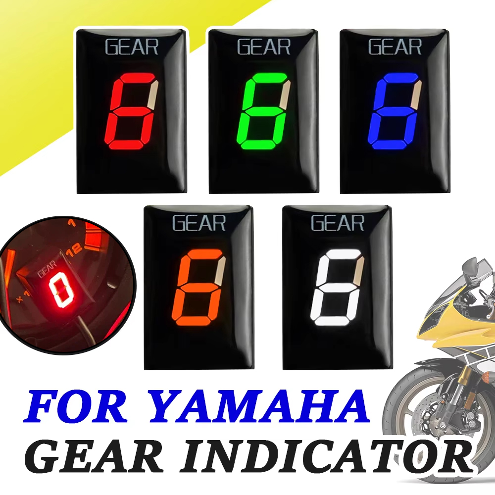 Gear Indicator Display - 二輪車用スピードメーター,yzfr1 YZF-R1 YZF-R6 yzfr6 yzfr6s fjr1300