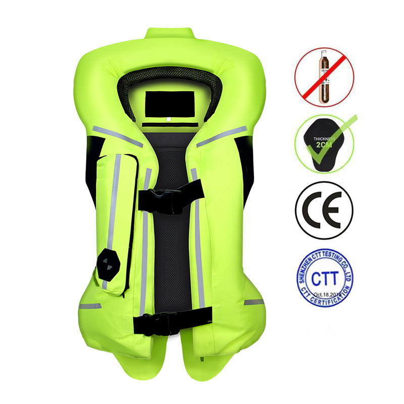 Motorcycle Gear With Airbag - 環球第二世代エアバッグスーツ インフレータブル安全ベスト オートバイ保護具 転倒防止乗馬用スーツ