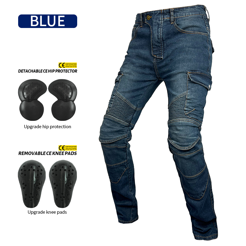モトジーンズ オートバイパンツ オートバイジーンズ 保護ギア - Motorcycle Gear For Summer のレビューと価格