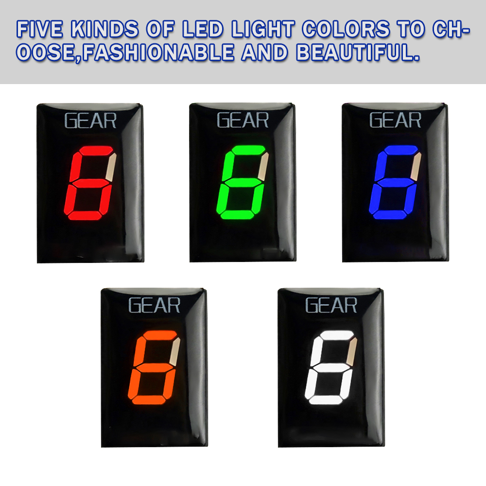 オートバイ用ギア表示インジケーター,ecu直接マウント,ホン - Gear Indicator Display のレビューと価格