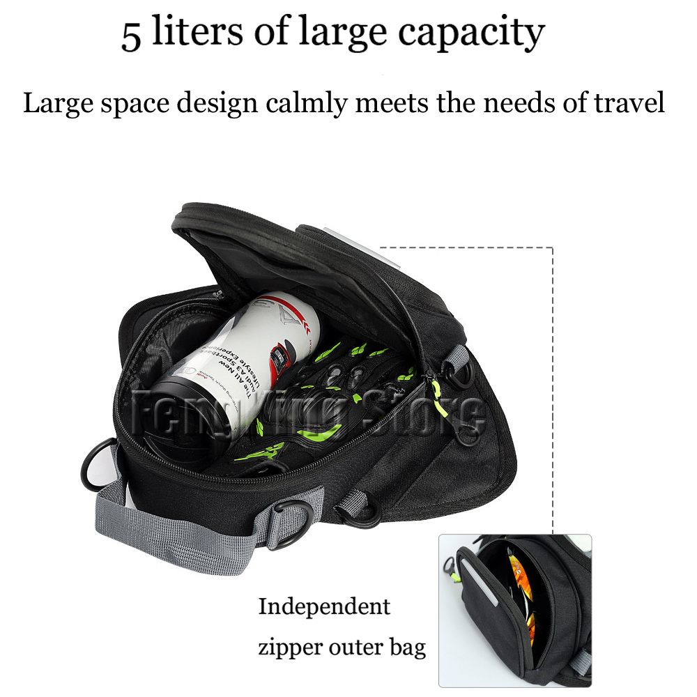 二輪車用磁気乗馬バッグ,ナビゲーション付き燃料タンクバッグ, - Magnetic Tank Bag のレビューと価格