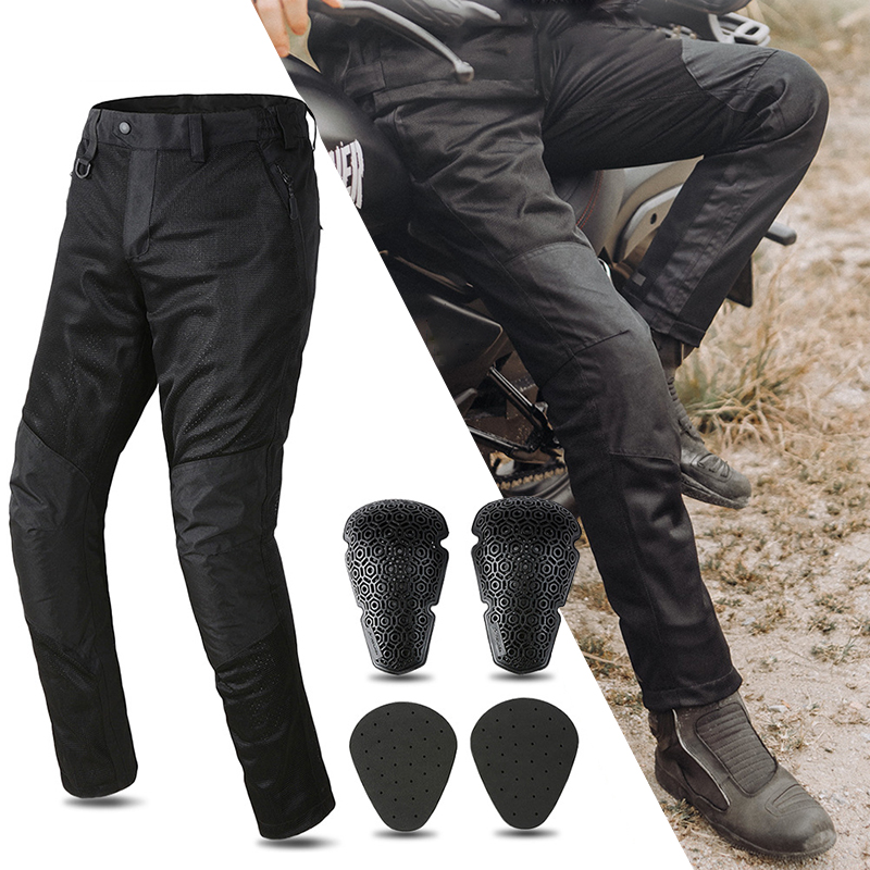 夏メッシュオートバイパンツ男性オフロードモトクロスレーシング - Motorcycle Gear For Summer のレビューと価格