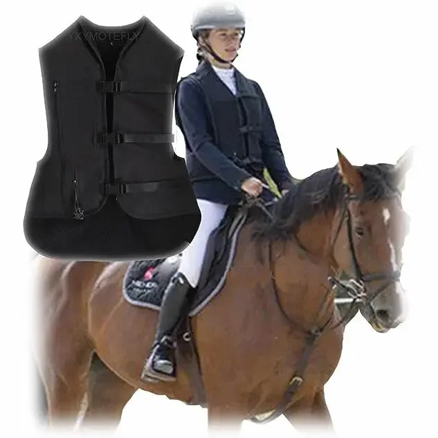 新しい乗馬用エアバッグベスト メンズ/レディース/キッズ用保 - Motorcycle Gear With Airbag のレビューと価格
