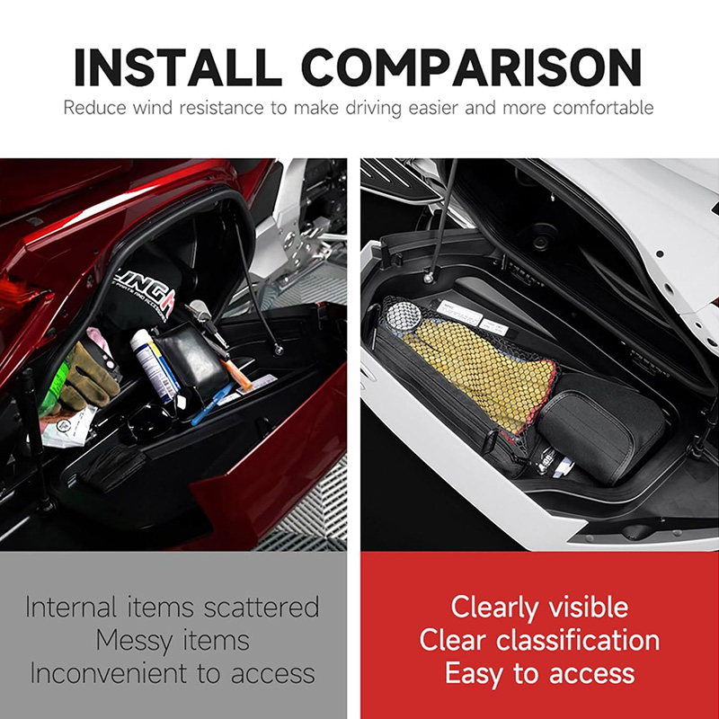 オートバイサドルバッグサイドケーストランク収納ギアバッグポケ - Motorcycle Gear With Airbag のレビューと価格