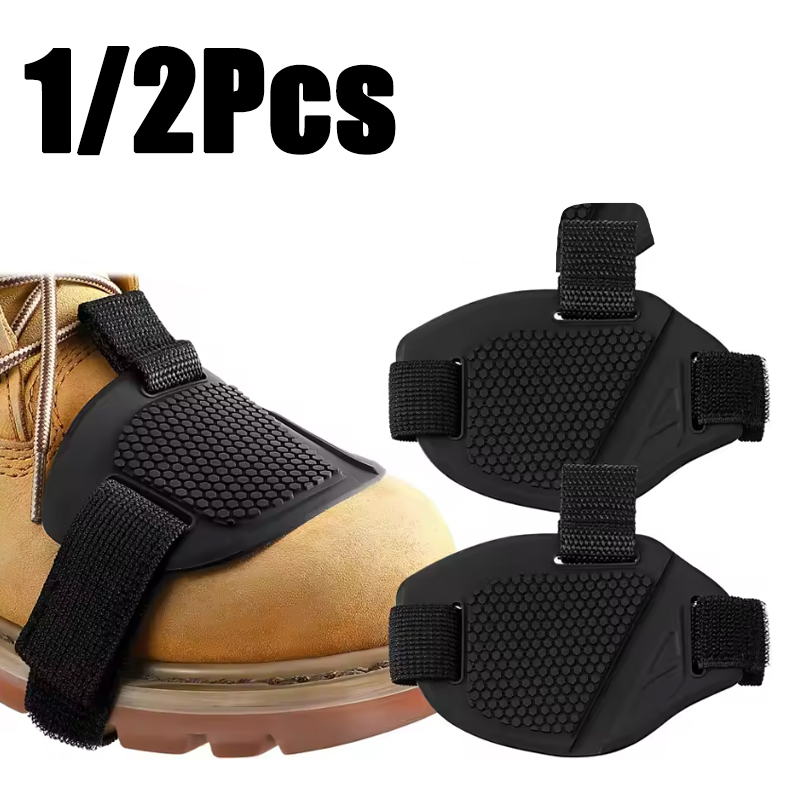 1/2 個オートバイシフトパッドギアシューカバー耐久性のある - Motorcycle Gear Boots のレビューと価格