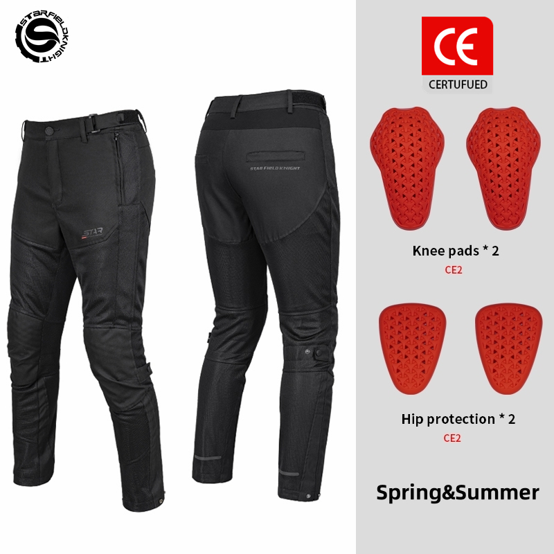 スターフィールドナイト-メンズバイクパンツ,通気性メッシュパ - Motorcycle Gear For Summer のレビューと価格