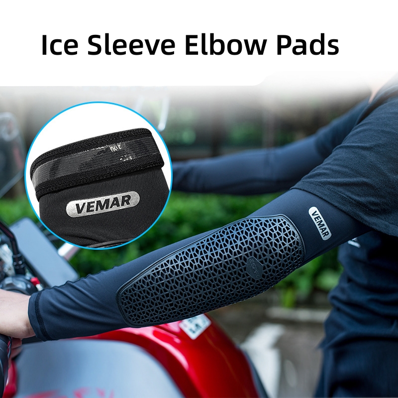 通気性のあるアイスシルク製サマー膝肘パッド、落下防止、速乾性 - Motorcycle Gear For Summer のレビューと価格