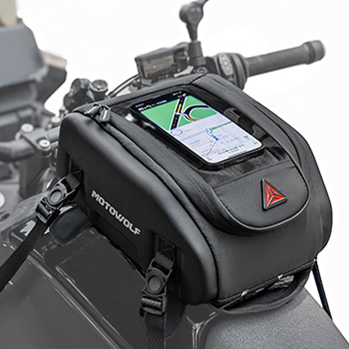 オートバイ用の防水タンクバッグ,サドルバッグ,燃料タンク付き - Magnetic Tank Bag のレビューと価格