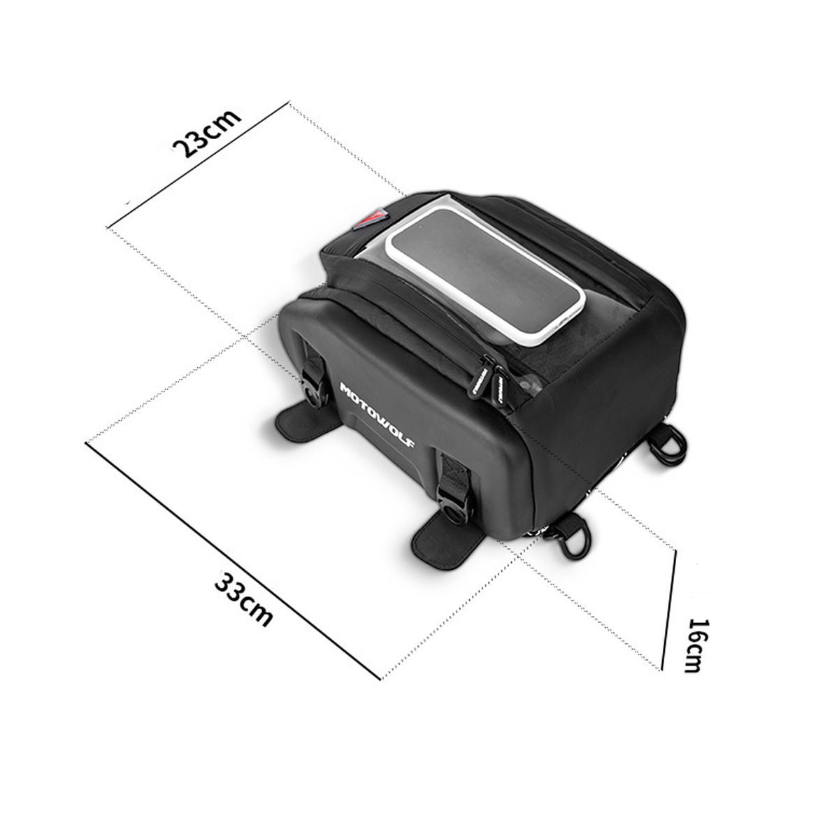 オートバイ用の防水タンクバッグ,サドルバッグ,燃料タンク付き - Magnetic Tank Bag のレビューと価格