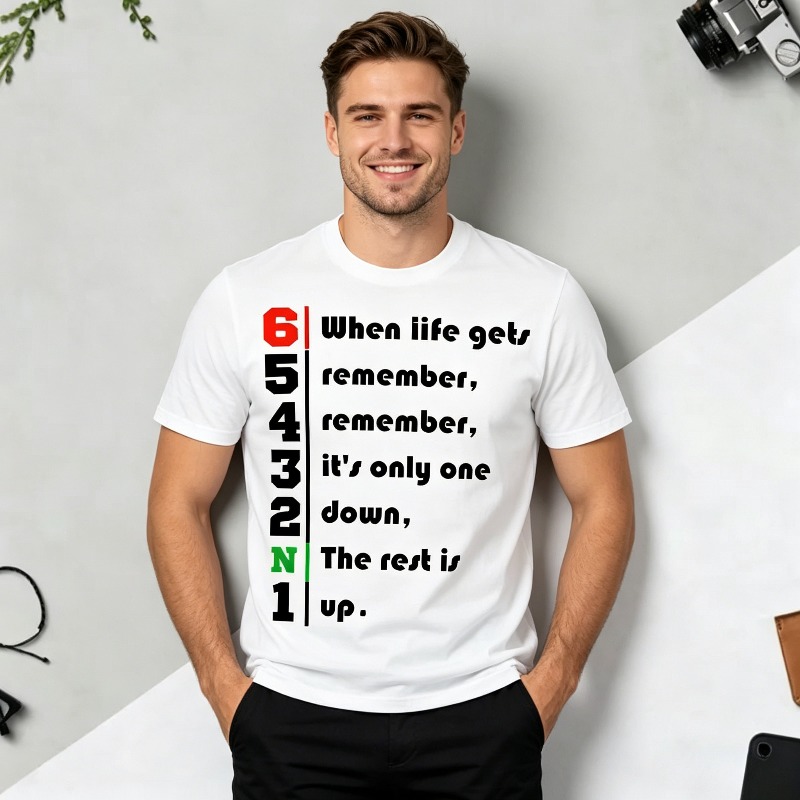 1N23456 ライフ クイート グラフィック Tシャツ ラ - Motorcycle Gear Quotes のレビューと価格