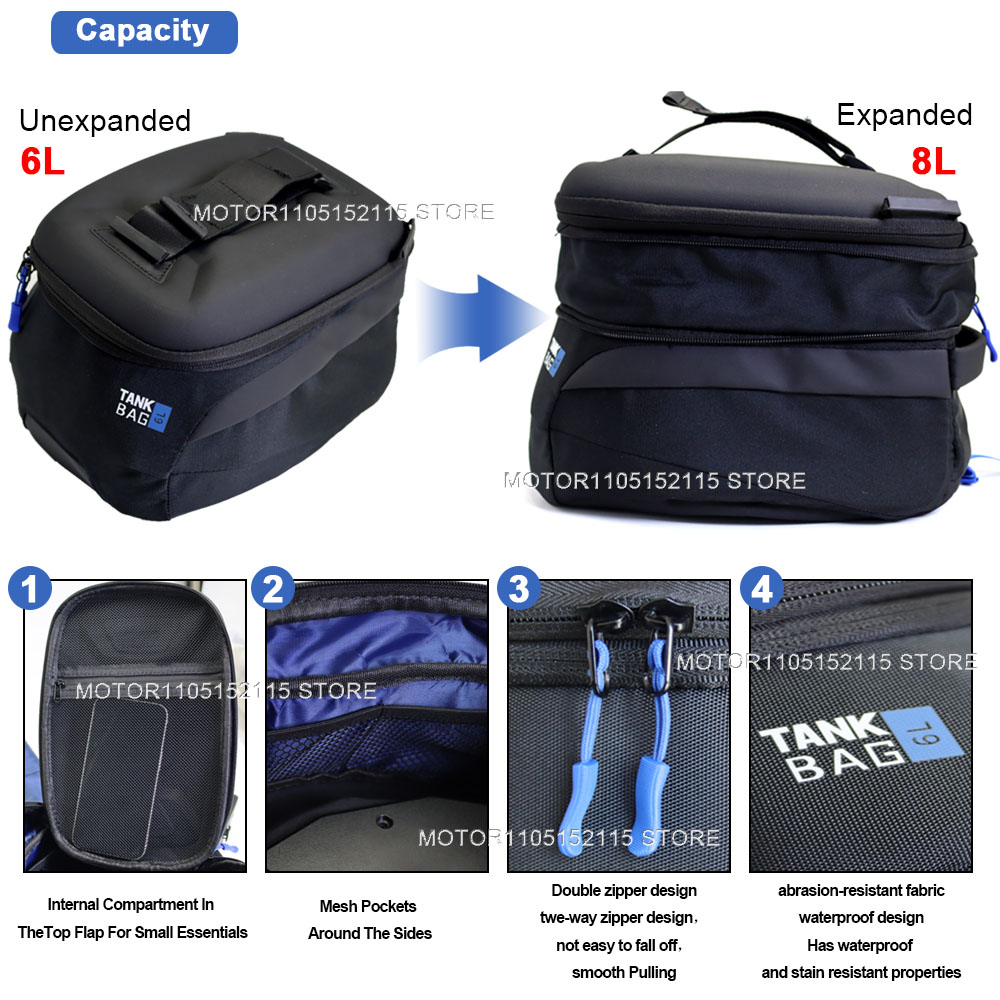 スズキ V-Strom 650 1000 1050 /xT  - Magnetic Tank Bag のレビューと価格