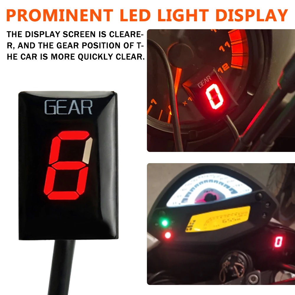 オートバイのスピードインジケーター,ヤマハfzs600,fz - Gear Indicator Display のレビューと価格