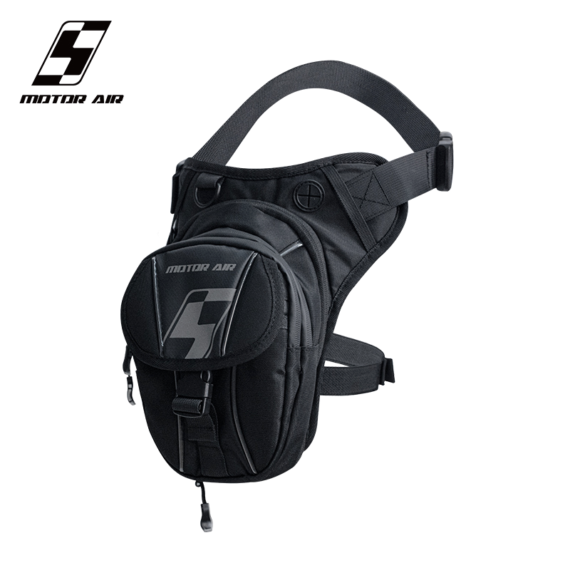 モーターエア新型バイクバッグ ブラック ドロップウエスト レ - Motorcycle Gear With Airbag のレビューと価格