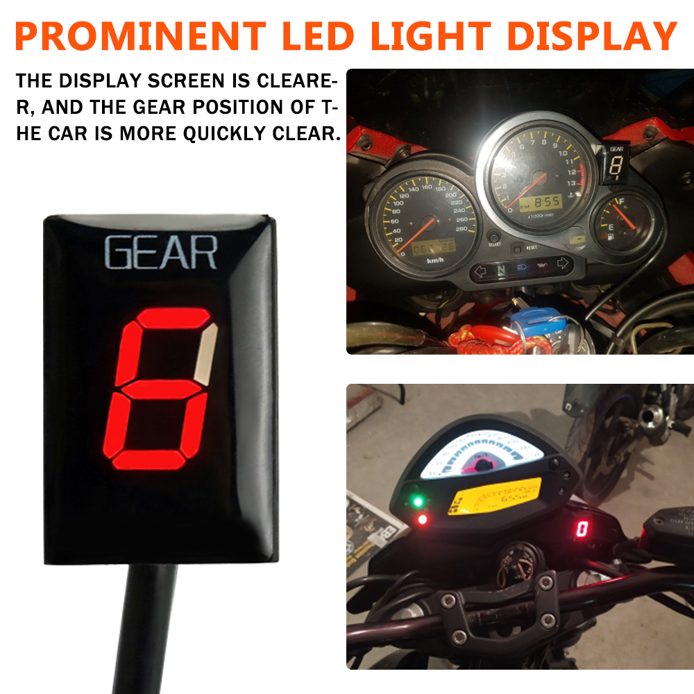 オートバイギア表示インジケーターヤマハ XJ6 FZ6 FZ - Gear Indicator Display のレビューと価格