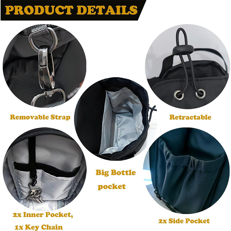 2025年 磁気ウォーターボトルポーチバッグ ジム専用 アウ - Magnetic Tank Bag のレビューと価格