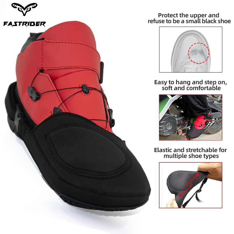 オートバイのギアシフトシューズカバーオートバイのギアシフトパ - Motorcycle Gear Boots のレビューと価格