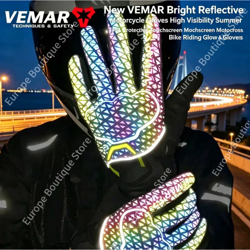 2026年ニューモデル VEMAR 高視認性サマーバイクグロ - Motorcycle Gear Sleeve のレビューと価格