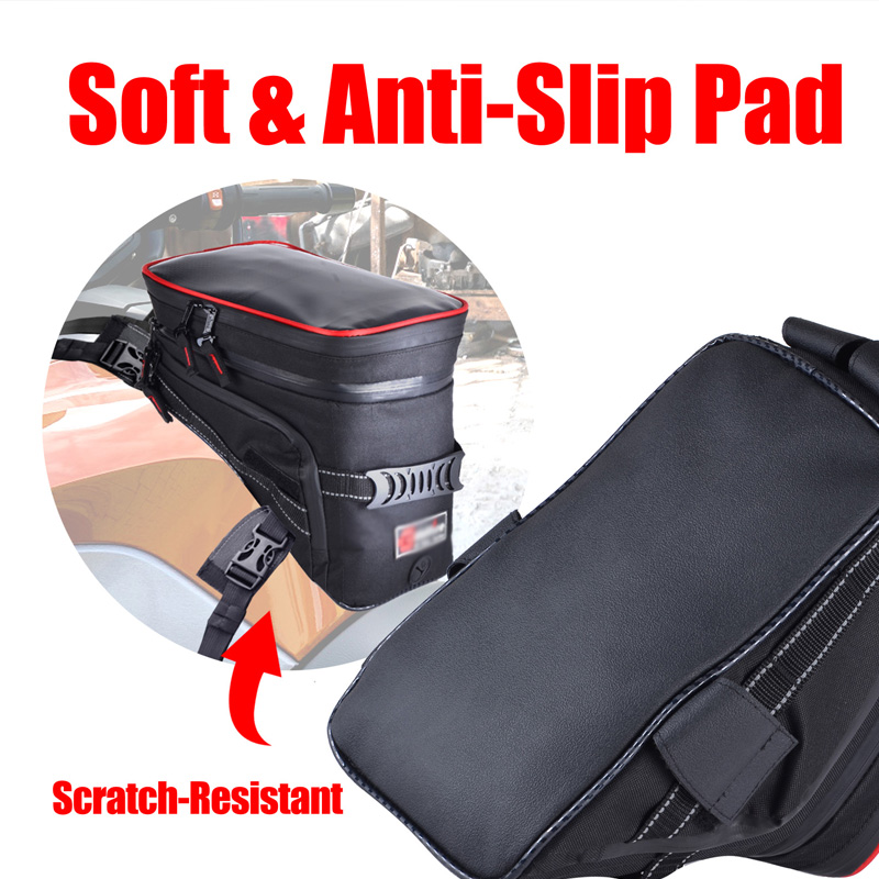 新しいユニバーサルオートバイタンクバッグ軽油燃料タンクサドル - Magnetic Tank Bag のレビューと価格