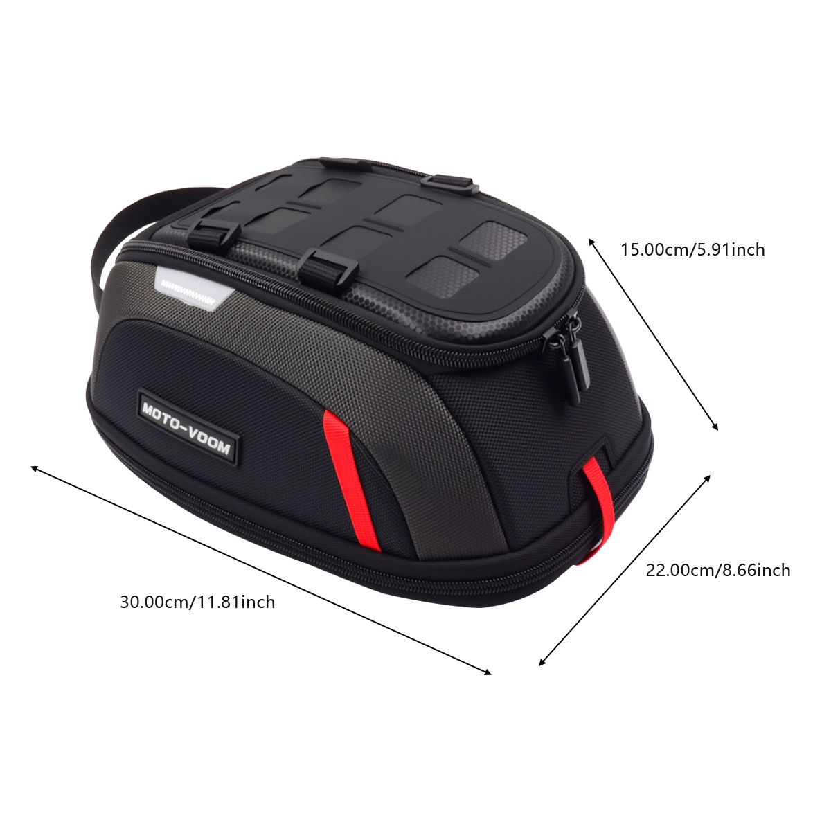 ユニバーサルマグネティックバイクタンクバッグ ポータブルカー - Magnetic Tank Bag のレビューと価格