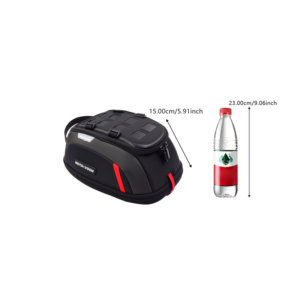 ユニバーサルマグネティックバイクタンクバッグ ポータブルカー - Magnetic Tank Bag のレビューと価格