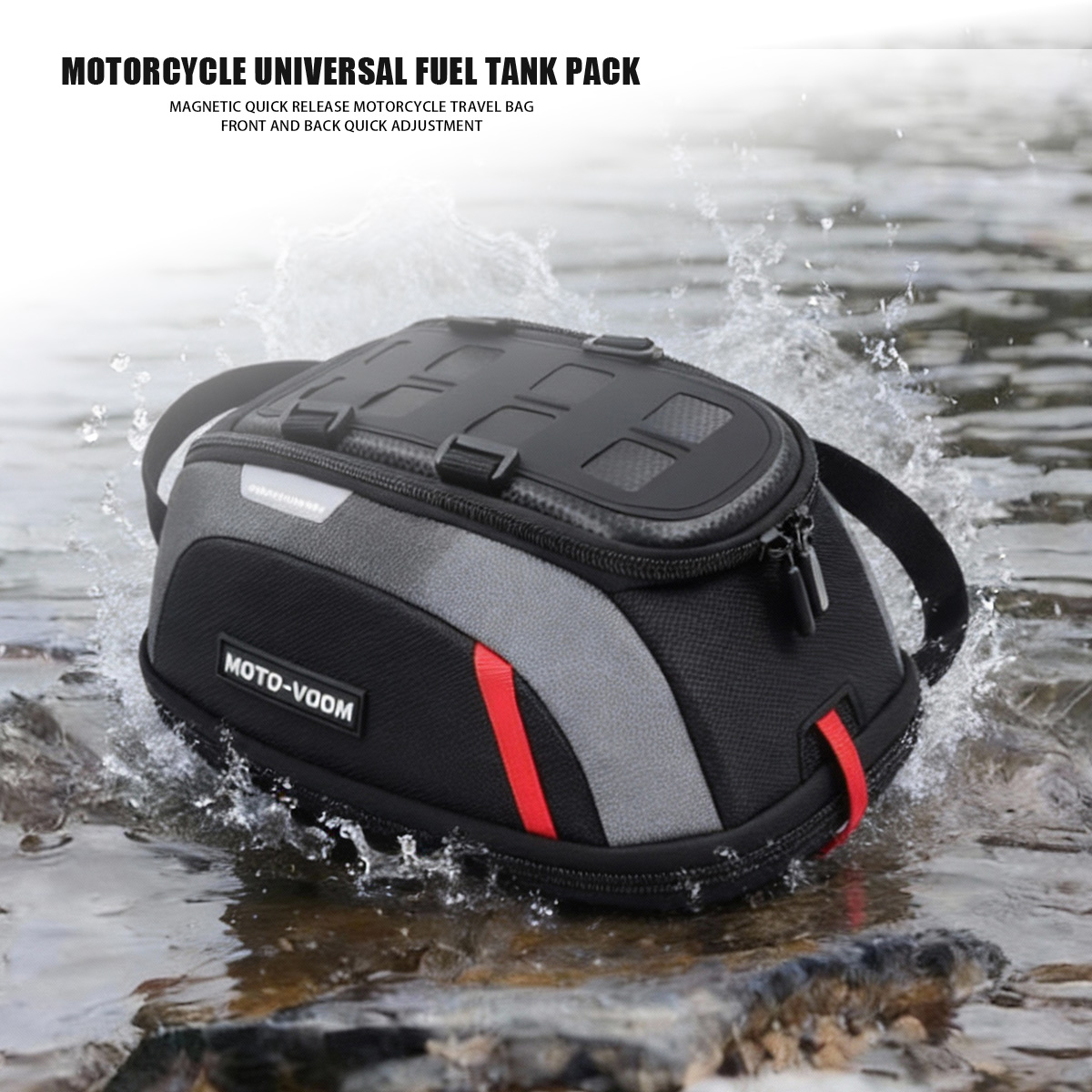 ユニバーサルマグネティックバイクタンクバッグ ポータブルカー - Magnetic Tank Bag のレビューと価格