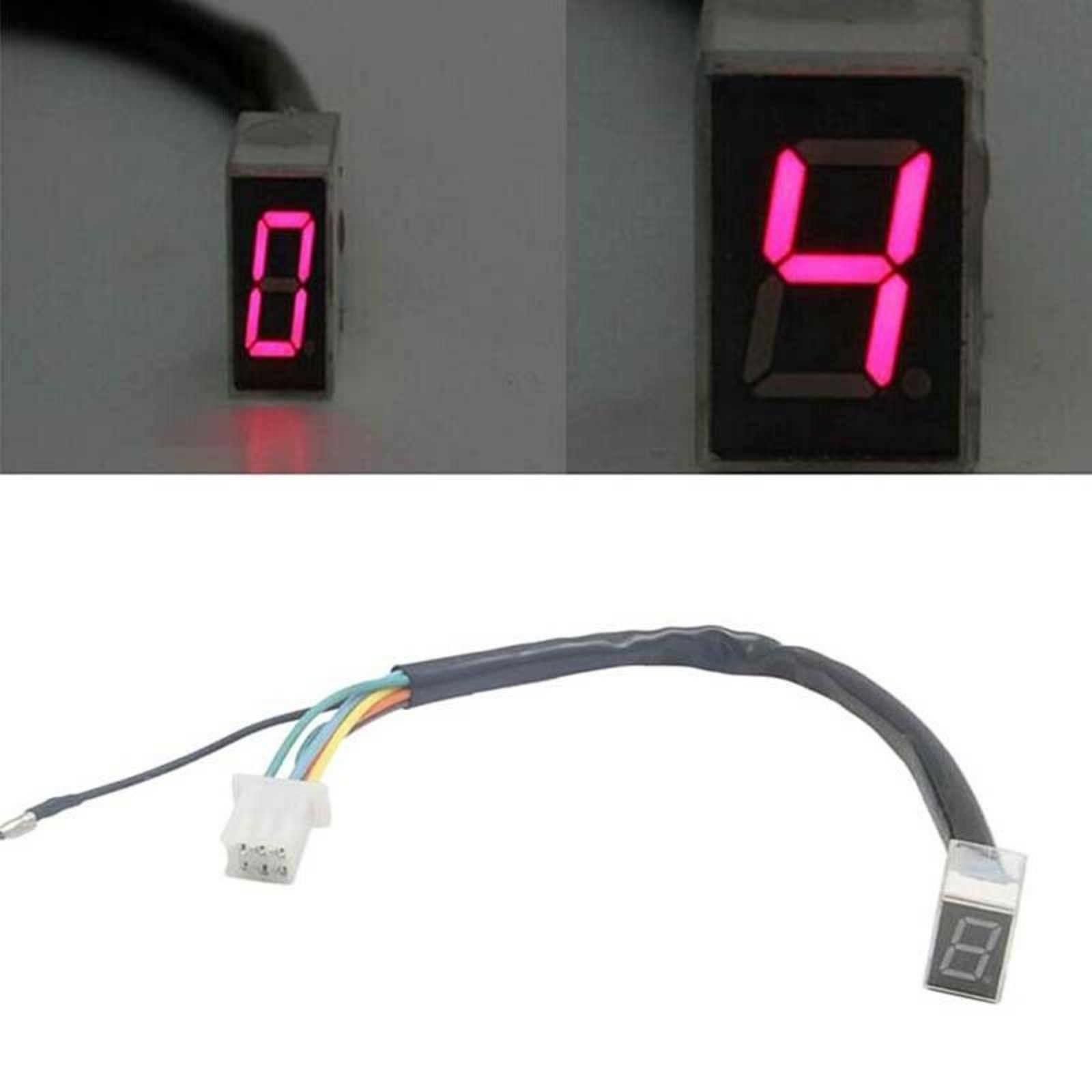 LED ギアディスプレイ ユニバーサルフィット 5 速ギアイ - Gear Indicator Display のレビューと価格