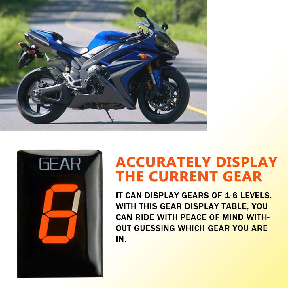 二輪車用スピードメーター,yzfr1 YZF-R1 YZF- - Gear Indicator Display のレビューと価格