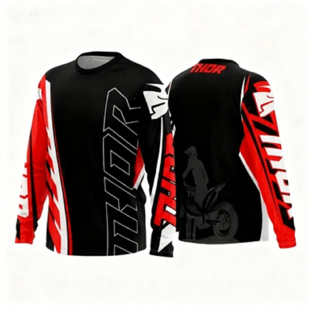 プロ仕様の長袖ライディングトップ、屋外オフロードレース用、通 - Motorcycle Gear Sleeve のレビューと価格