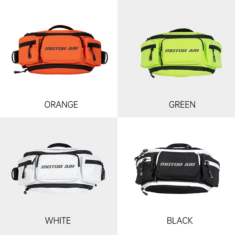 モーターエアホワイト バイク用サイクリングウエストバッグ チ - Motorcycle Gear With Airbag のレビューと価格